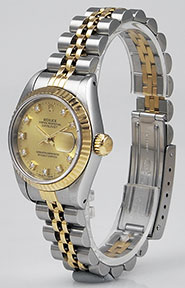 Ladies Rolex Oyster Perpetual DateJust 69173 - Diamond Dial