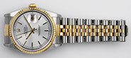 Rolex Oyster Perpetual DateJust 16233 - Metallic Silver Dial