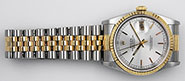 Rolex Oyster Perpetual DateJust 16233 - Metallic Silver Dial