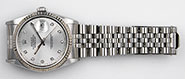 Rolex Oyster Perpetual DateJust 16234 - Silver Diamond Dial