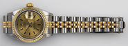 Ladies Rolex Oyster Perpetual DateJust Champagne Dial 69173