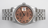 Rolex Oyster Perpetual DateJust 16234 - Salmon Pink Dial