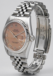 Rolex Oyster Perpetual DateJust 16234 - Salmon Pink Dial