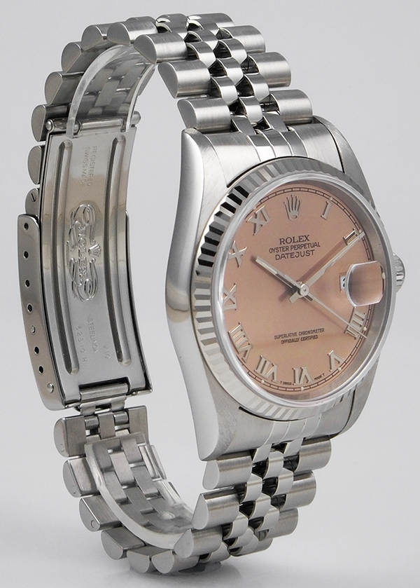 salmon dial datejust