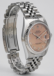 Rolex Oyster Perpetual DateJust 16234 - Salmon Pink Dial