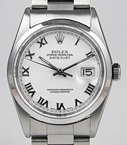 Rolex Oyster Perpetual DateJust 16200 - White Dial