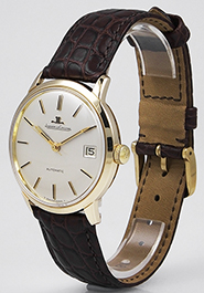 9K 9ct Jaeger LeCoultre Automatic Yellow Gold - Original Silver Dial