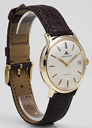 9K 9ct Jaeger LeCoultre Automatic Yellow Gold - Original Silver Dial