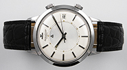 Jaeger LeCoultre Memovox Steel Jumbo - Silver Dial