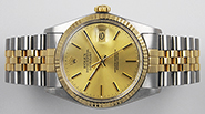 Rolex Oyster Perpetual DateJust 16013 Original Champagne Dial