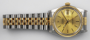 Rolex Oyster Perpetual DateJust 16013 Original Champagne Dial