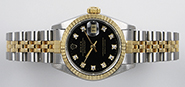 Ladies Rolex Oyster Perpetual DateJust 69173 - Diamond Dial