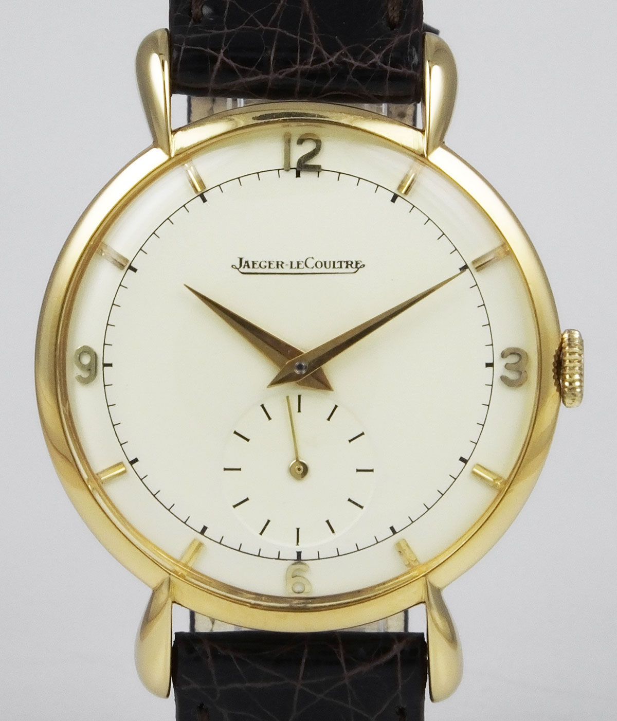 Jaeger LeCoultre In 18K Solid Gold Case With Fancy Lugs - White Sub ...