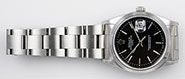 Rolex Oyster Perpetual Date Black Metallic Dial 15200