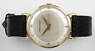 18K 18ct Jaeger LeCoultre Yellow Gold - Silver 2Tone Dial