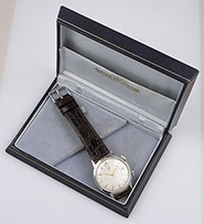 Jaeger LeCoultre Memovox Steel Jumbo - Silver Dial