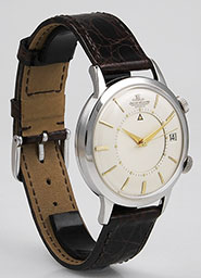 Jaeger LeCoultre Memovox Steel Jumbo - Silver Dial