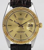 Rolex Oyster Perpetual DateJust Turn-o-Graph 1625 Champagne Sigma Dial