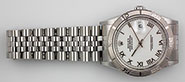 Rolex Oyster Perpetual DateJust 16264 Turn-o-Graph - White Roman Numeral Dial