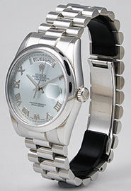 Rolex Oyster Perpetual Day-Date 118206 - Ice Blue Glacier Dial