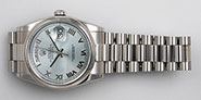 Rolex Oyster Perpetual Day-Date 118206 - Ice Blue Glacier Dial