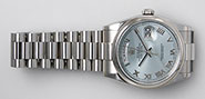 Rolex Oyster Perpetual Day-Date 118206 - Ice Blue Glacier Dial