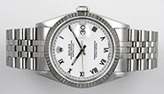 Rolex Oyster Perpetual DateJust 16234 - White Roman Numeral Dial