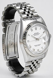 Rolex Oyster Perpetual DateJust 16234 - White Roman Numeral Dial