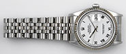 Rolex Oyster Perpetual DateJust 16234 - White Roman Numeral Dial