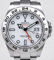 Rolex Oyster Perpetual Explorer II 216570 - White Dial
