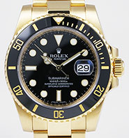 Rolex Oyster Perpetual Submariner 116618LN 18K Black Dial Ceramic Cerachrom