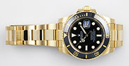 Rolex Oyster Perpetual Submariner 116618LN 18K Black Dial Ceramic Cerachrom