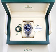 Rolex Oyster Perpetual DateJust 126334 41mm Blue Diamond Dial