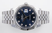 Rolex Oyster Perpetual DateJust 126334 41mm Blue Diamond Dial