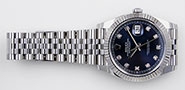 Rolex Oyster Perpetual DateJust 126334 41mm Blue Diamond Dial