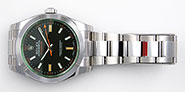 Rolex Oyster Perpetual Milgauss - 116400GV Green Glass Black Dial UNWORN BRAND NEW