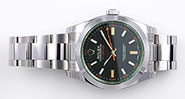 Rolex Oyster Perpetual Milgauss - 116400GV Green Glass Black Dial UNWORN BRAND NEW