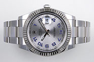 Rolex Oyster Perpetual DateJust II 41mm - 116334 - Factory Rhodium Diamond-Set Dial