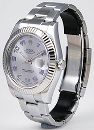 Rolex Oyster Perpetual DateJust II 41mm - 116334 - Factory Rhodium Diamond-Set Dial