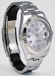 Rolex Oyster Perpetual DateJust II 41mm - 116334 - Factory Rhodium Diamond-Set Dial