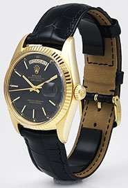 Rolex Oyster Perpetual Day-Date 18K Yellow Gold 1803 - Black Dial