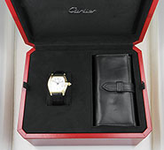 Cartier Roadster 18K Yellow Gold Large Size 2524 - Silver Dial