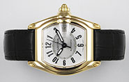 Cartier Roadster 18K Yellow Gold Large Size 2524 - Silver Dial