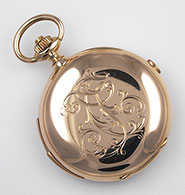 18K High-Grade Minute Repeating Pocket Watch With Chrono Function