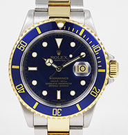 Rolex Oyster Perpetual Submariner 16613 18K/SS Blue Dial Blue Bezel