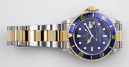 Rolex Oyster Perpetual Submariner 16613 18K/SS Blue Dial Blue Bezel