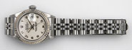 Ladies Rolex Oyster Perpetual DateJust 69174 - Original Rolex Ivory Jubilee Dial