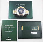 Rolex Oyster Perpetual Daytona 116523 - Blue Racing Dial