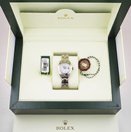 Ladies Rolex Oyster Perpetual DateJust PearlMaster 80319 - Factory Original Diamond MOP Mother Pearl Dial Diamond Bezel