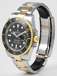 Rolex Oyster Perpetual Submariner 116613LN 18K/SS Black Dial Black Ceramic Bezel